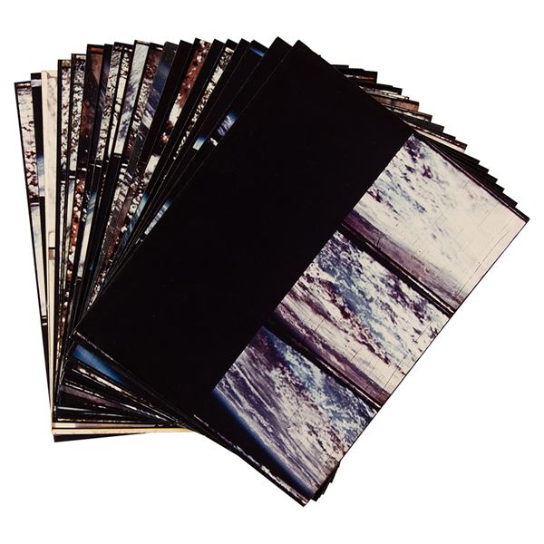Otto Berg's 'Earth from Space' Enlarged Negatives and Contact Sheets