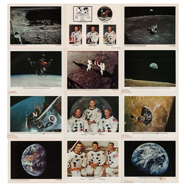 Apollo Program Oversized Lithographs (24) - From the Collection of Dr. Otto Berg