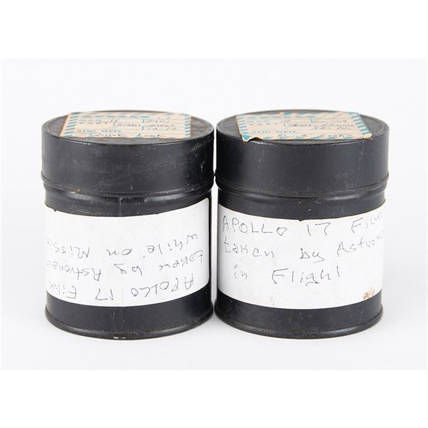 Apollo 17 (2) 70mm Hasselblad Film Reels - From the Collection of Dr. Otto Berg