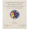 Image 1 : Apollo 17 Patch Presentation - From the Collection of Dr. Otto Berg