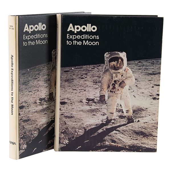 Apollo Expeditions to the Moon (2) Books - From the Collection of Dr. Otto Berg