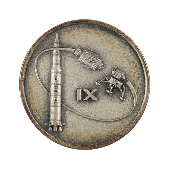 Dave Scott's Apollo 9 Flown Robbins Medallion