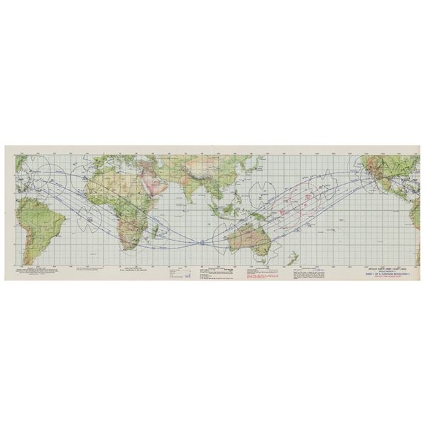 Apollo 11 Earth Orbit Charts