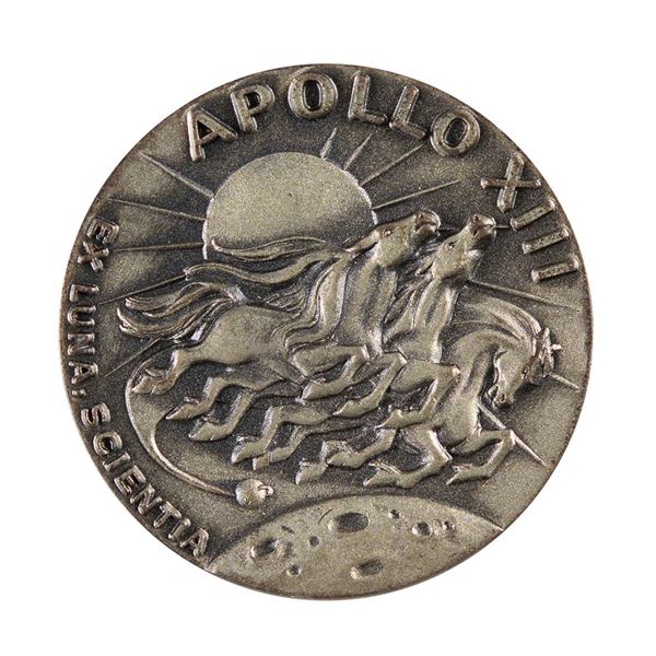 Charles Conrad's Apollo 13 Flown Robbins Medallion