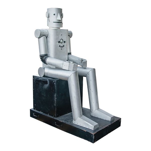 Vintage Seated Humanoid Robot (c. 1950s)