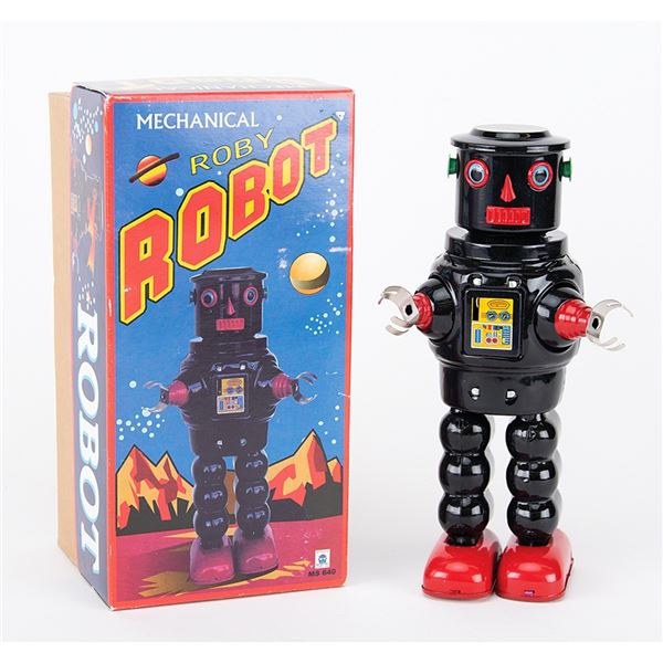 Mechanical Roby Robot by Ha Ha Toy from the collection of Andres Serrano