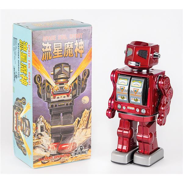 Meteor Genie Space Evil Robot by Metal House from the collection of Andres Serrano