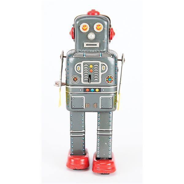 Vintage Mechanical Walking Space Man Robot by Yoneya from the collection of Andres Serrano