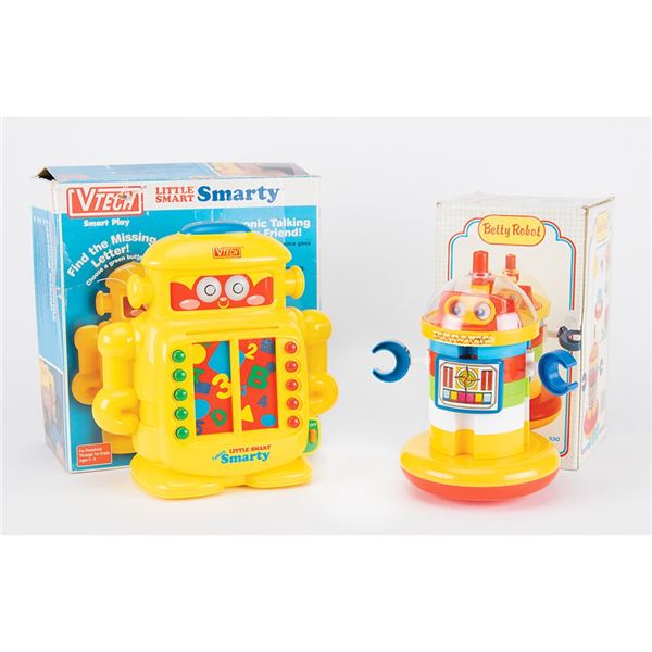 Vintage Lot of (2) 1980s-90s Learning Robots from the collection of Andres Serrano