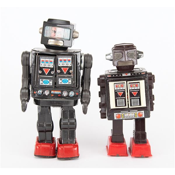 Vintage Lot of (2) Space Robots by Horikawa from the collection of Andres Serrano