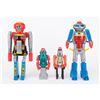 Image 1 : Vintage Lot of (4) Rogun Cap Gun Toy Robots from the collection of Andres Serrano