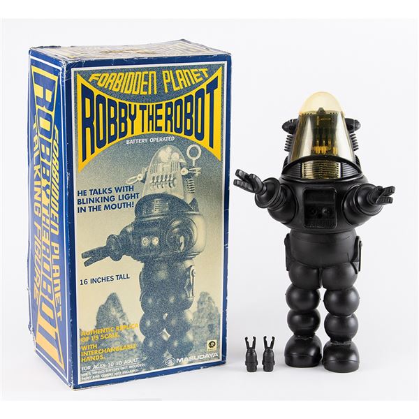 Vintage Robby the Robot Talking Figure by Masudaya from the collection of Andres Serrano