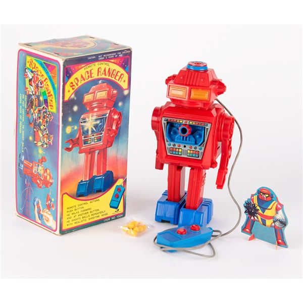 Vintage Space Ranger Robot by Junior Toys from the collection of Andres Serrano