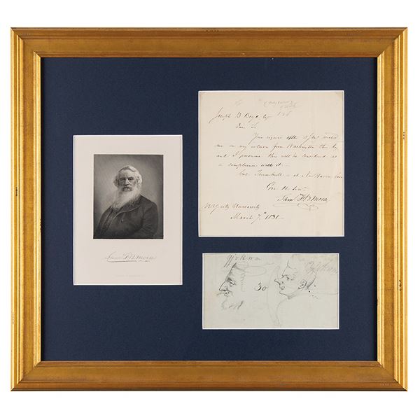 Samuel F. B. Morse Autograph Letter Signed
