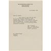 Image 1 : Robert Oppenheimer Typed Letter Signed