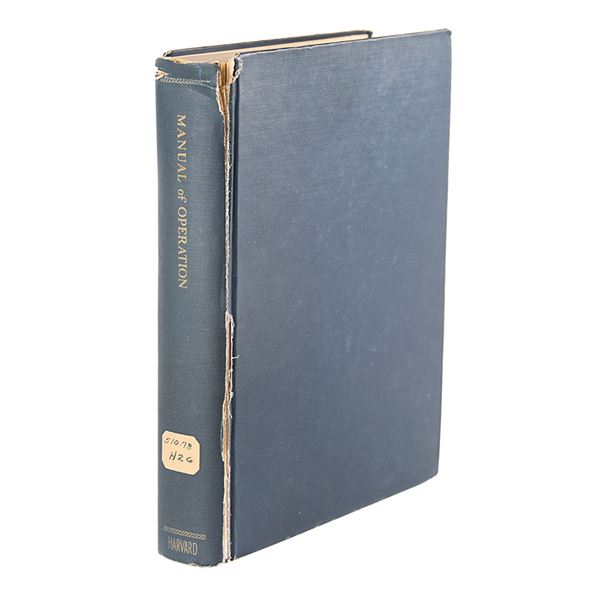 Harvard Mark I Operation Manual