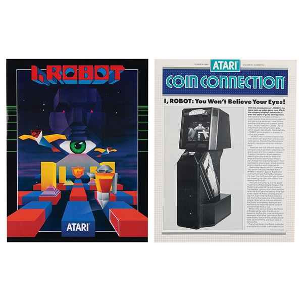 Atari 'I, Robot' Original Advertising Material from the collection of David Sherman