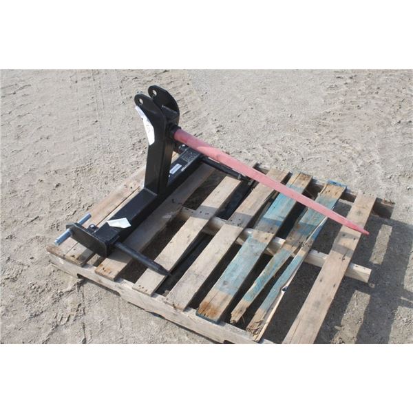 BE 3pth single prong bale spear