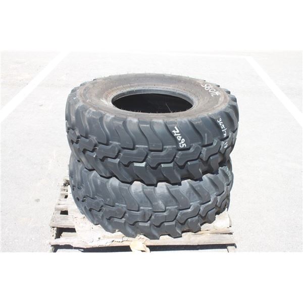 Dunlop Pair of 365/70R18 tires, 95% tread