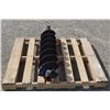 Image 3 : Unknown 9" post hole auger, hex drive, (A0CD4H200)