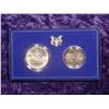 Image 2 : 14. 1986 Statue of Liberty BU Two-Piece Set. Silver.