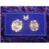 Image 2 : 16. 1986 Statue of Liberty BU Two-Piece Set. Silver.