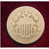Image 1 : 64. 1869 U.S. Shield Type Nickel. G