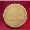 Image 1 : 142. 1858 U.S. Flying Eagle One Cent. VG