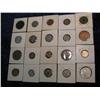 Image 2 : 173. 20 Assorted foreign Coins In 2x2 holders.