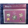Image 2 : 181. 1990 US Mint Proof Set, 5 Coin Set, In Box. GEM PR.