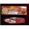 Image 1 : 226. Fire Fighter Folder 4 1/4" Knife With Belt Clip. New