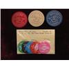 Image 2 : 342. (3)  "Shure Winner" Gambling & 5 Ogdon Ia Tokens.