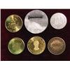 Image 2 : 617. Waverly, Ia. Pin-back & (5) Iowa Centennial Tokens.