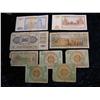 Image 2 : 642. (9) Foreign Banknotes. Some with writing in margin saying they came from