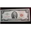 Image 1 : 667. Series 1963A $2 U.S. Note. "Red Seal". Crisp Unc.