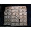 Image 1 : 686. (19) Various 1935 Series $1 U.S. Silver Certificates. Circ.