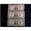 Image 1 : 694. 1957 Set of $1 U.S. Silver Certificates. Series 1957, 57A, & 57B. Circ.