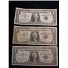 Image 1 : 698. 1957 Set of $1 U.S. Silver Certificates. Series 1957, 57A, & 57B. Circ.