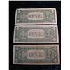 Image 2 : 699. 1957 Set of $1 U.S. Silver Certificates. Series 1957, 57A, & 57B. Circ.