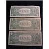 Image 2 : 700. 1957 Set of $1 U.S. Silver Certificates. Series 1957, 57A, & 57B. Circ.