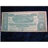 732. Economy Clothing Co. Elgin,Ill. $10 Confederates States Fac-smile Advertising Note.