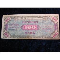 737. 1944 Deutschland 100 Mark Military Script Note.