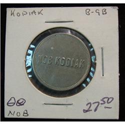 748. "Nob Kodiak",Alaska Souvenir Token.