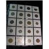 Image 1 : 781. (20) Assorted foreign Coins in 2x2's, Page. $20 Est. Retail Value.