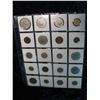 Image 2 : 782. (20) Assorted foreign Coins in 2x2's, Page. $20 Est. Retail Value.