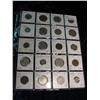 Image 1 : 783. (20) Assorted foreign Coins in 2x2's, Page. $20 Est. Retail Value.