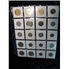 Image 2 : 784. (20) Assorted foreign Coins in 2x2's, Page. $20 Est. Retail Value.