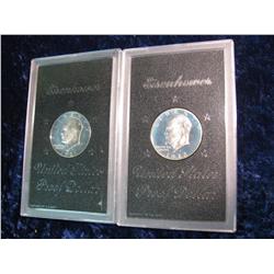 963. 1971S & 72S Silver Proof Ike Dollars.