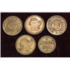 Image 1 : 1033. (5) Bronze German Beer Tokens.