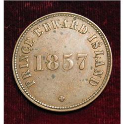 1066. 1857 Prince Edward Island Token